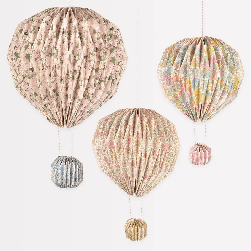 Globos de Papel Liberty (Pack de 3 uds)