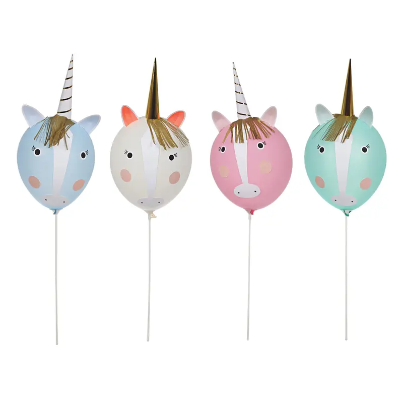 Globos de unicornio