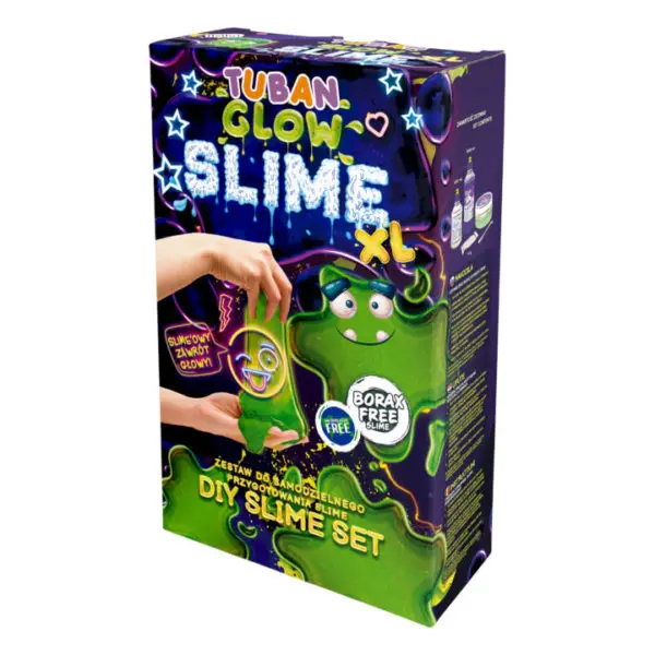 Glow Slime XL – ¡Haz tu propio slime que brilla en la oscuridad!