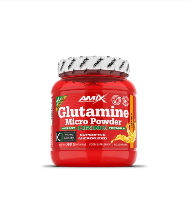 Glutamina Micronizada Powder Drink 360 g con sabor – Amix™ forest fruits