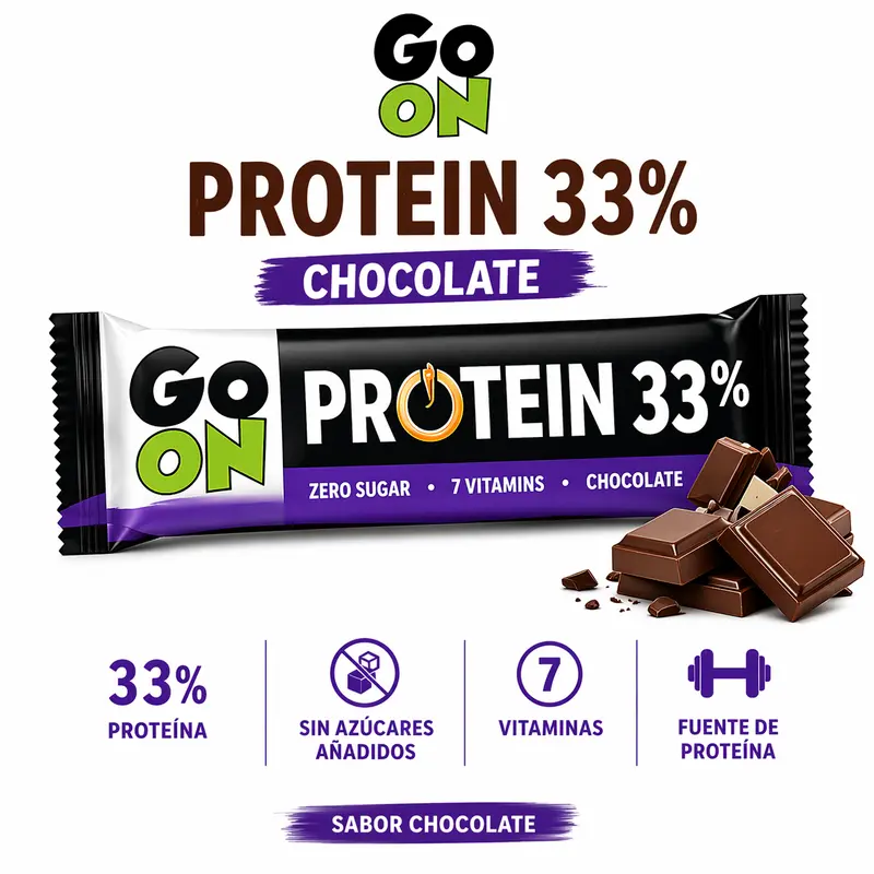 Go On Protein 33% Chocolate – Caja 25 Barritas