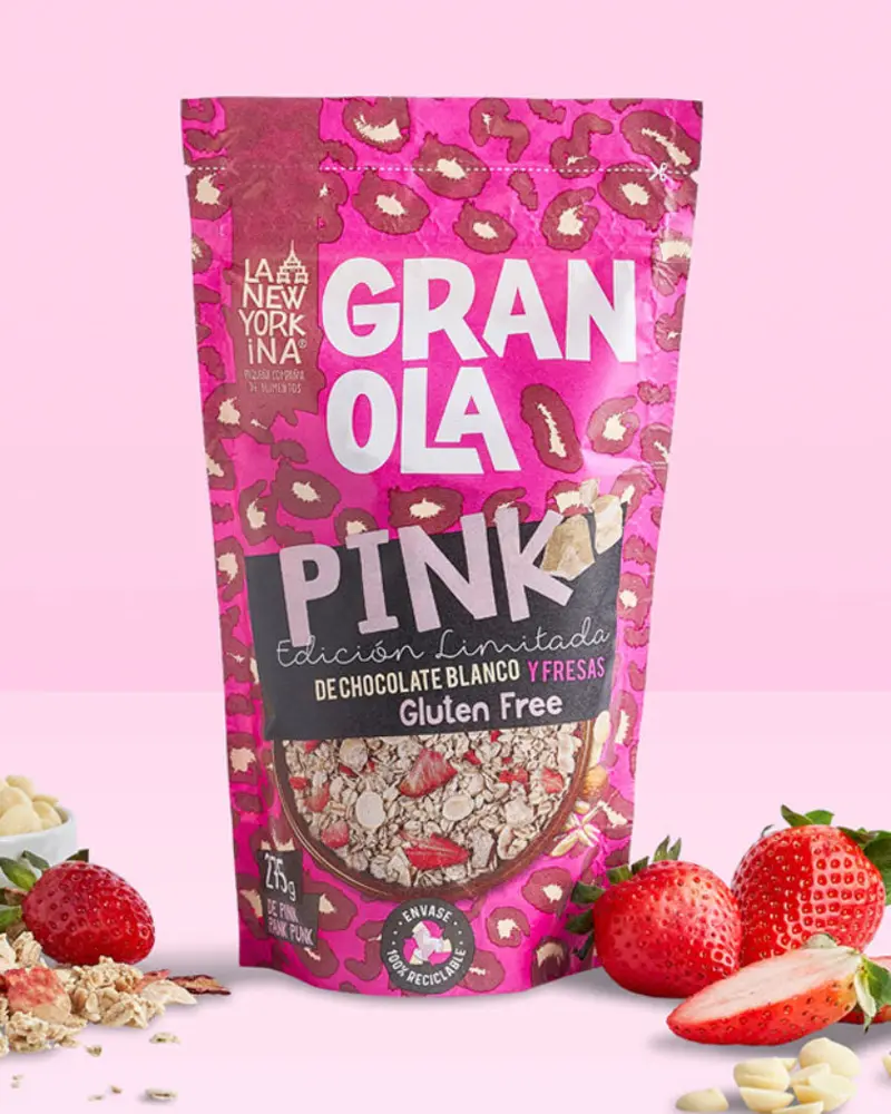 Granola Pink Sin gluten
