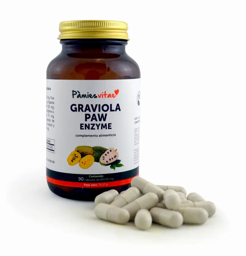 Graviola Paw Enzyme PV (90 cápsulas) - PAMIES VITAE