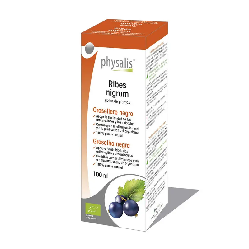 Grosellera negro (ribes nigrum) extracto hidroalcoholico bio 100ml Physalis