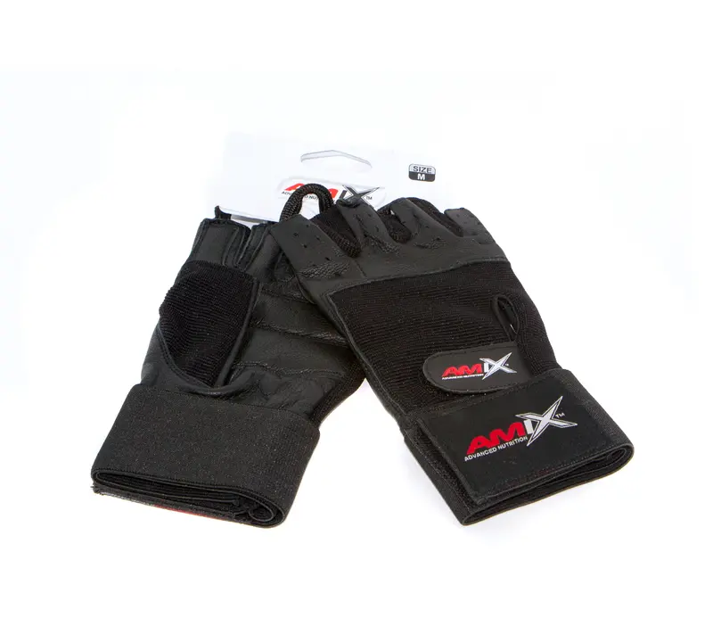 GUANTES DE MUÑEQUERA COLOR NEGRO