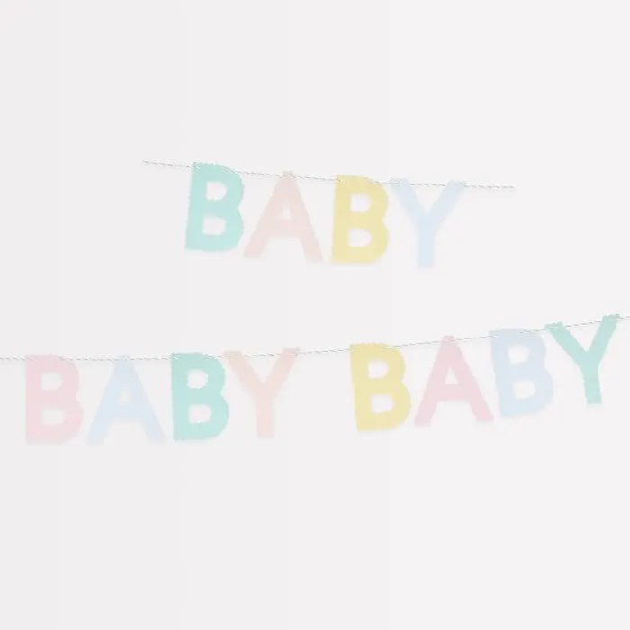 Guirnalda Baby en Tonos Pastel