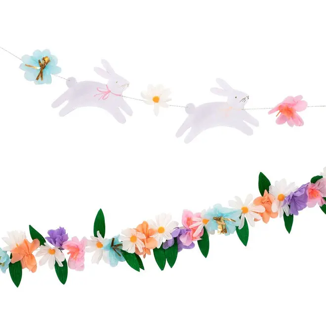 Guirnalda de conejitos de primavera