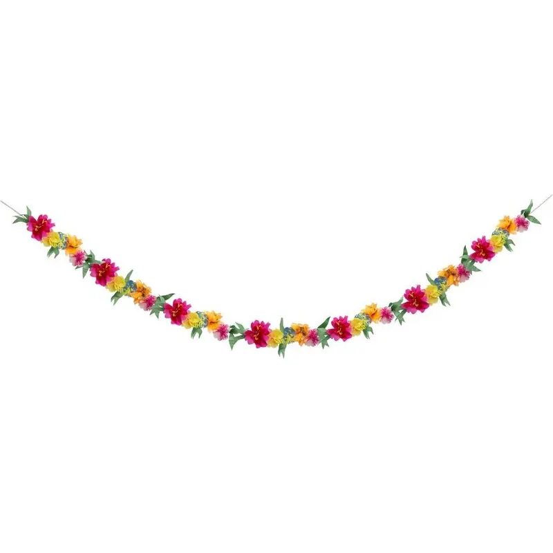 Guirnalda de flores brillantes