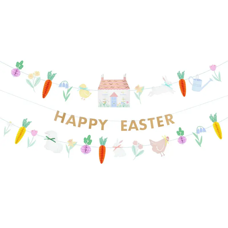 Guirnalda de Pascua de Papel