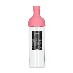 HARIO BOTELLA CON FILTRO PARA TE 750ML ROSA