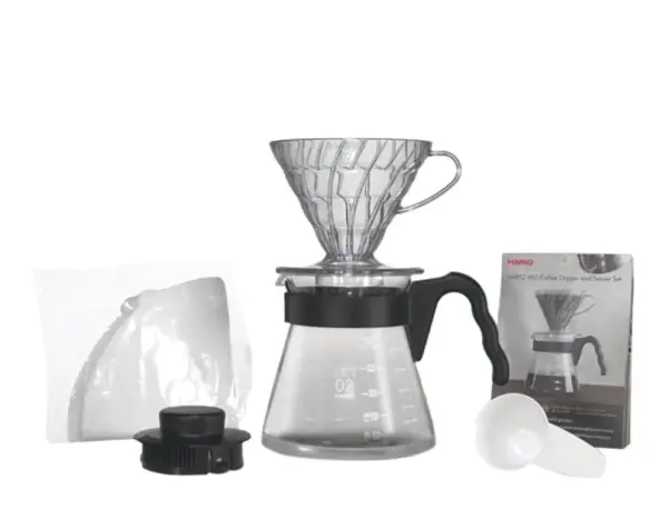 Hario Kit V60 Metacrilato transparente