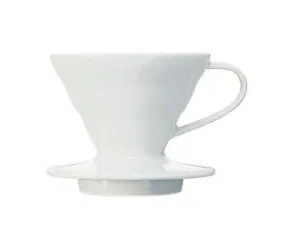 Hario V60 Dripper Cerámica 01- Blanco