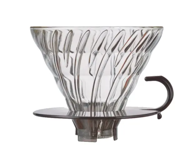 Hario V60 Dripper Cristal 02 - Negro