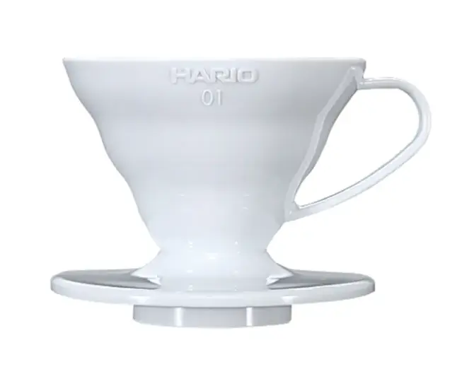 Hario V60 Plastic Dripper 01 Blanco