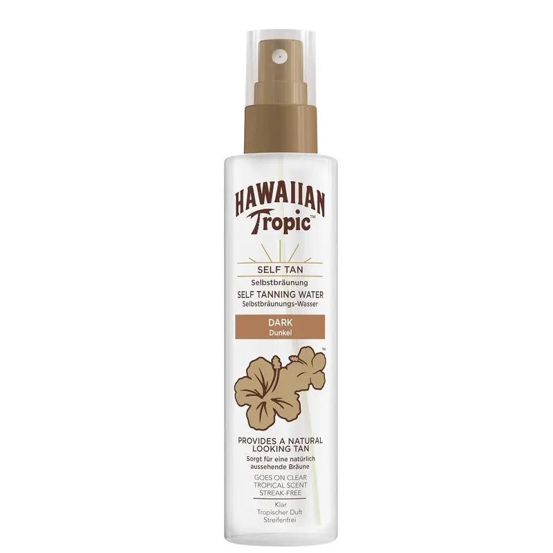 Hawaiian Tropic Agua Autobronceadora Tono Oscuro (190ml)