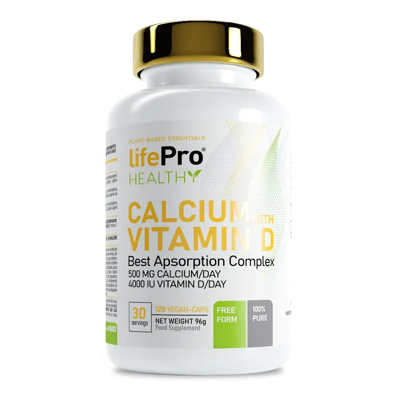 HEALTHY CALCIUM + VITAMIN D 120 LFE PRO VEGANCAPS