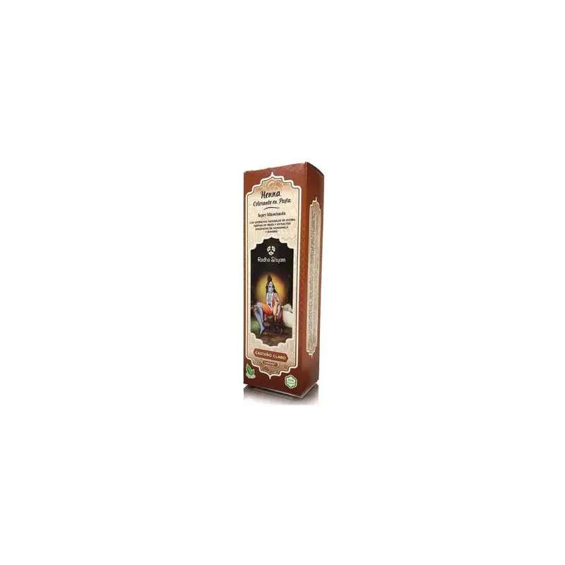 Henna castaño claro pasta - 200 g - Radhe Shyam