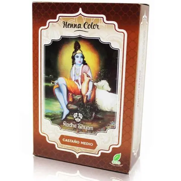 henna castaño medio polvo 100g