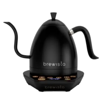 HERVIDOR BREWISTA ARTISAN NEGRO CON BASE NEGRA 1L