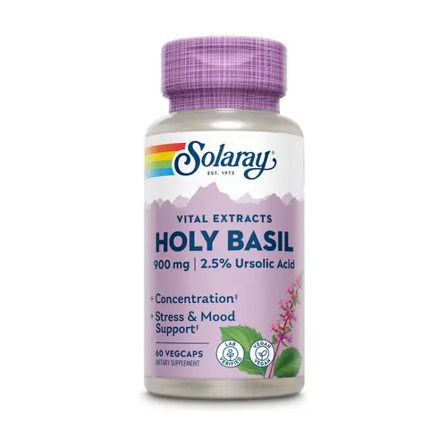 Holly Basil 60 Caps - SOLARAY