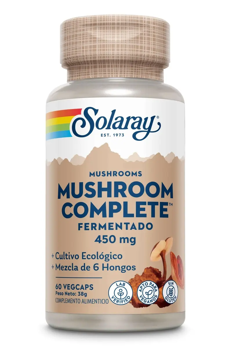 Hongos Fermentados 450mg - 60 vegacápsulas - Solaray