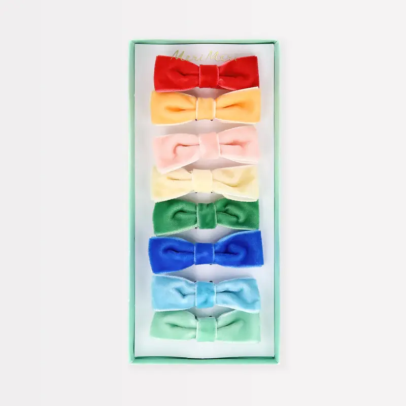Horquillas Mini Lazos ArcoIris