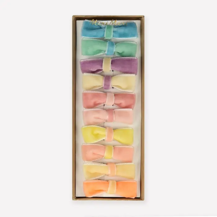 Horquillas Mini Lazos Colores Pastel