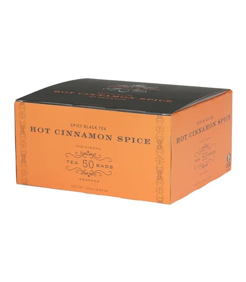 Hot Cinnamons Spice Cajita 50 bolsitas de papel