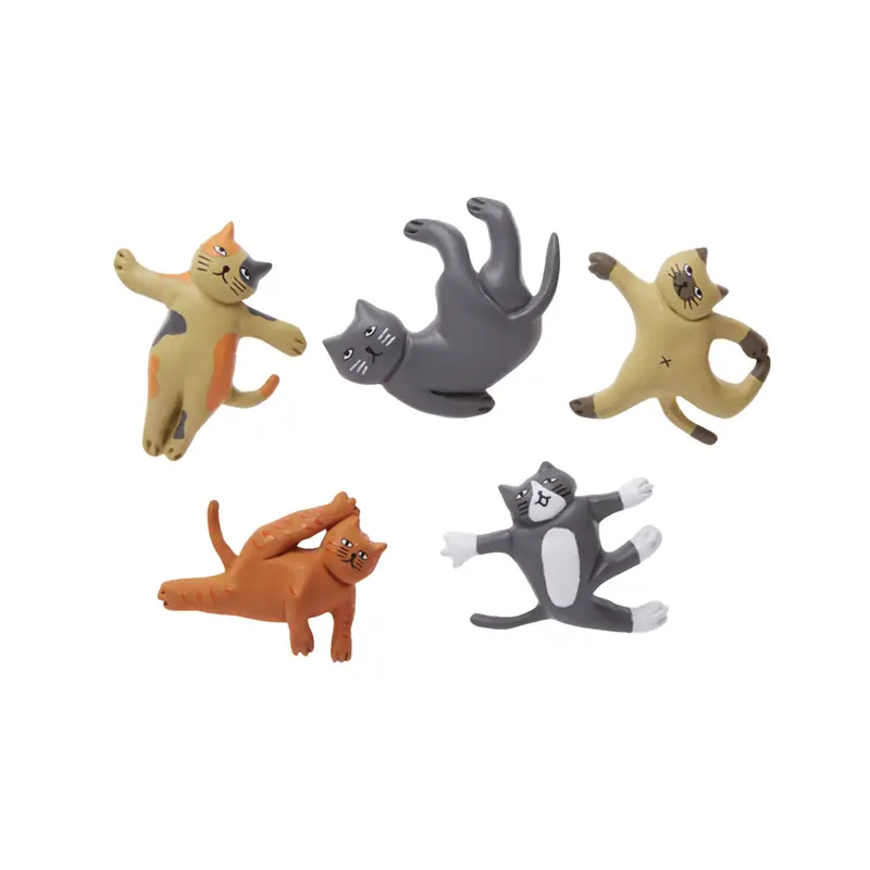 Imanes gatos yoga