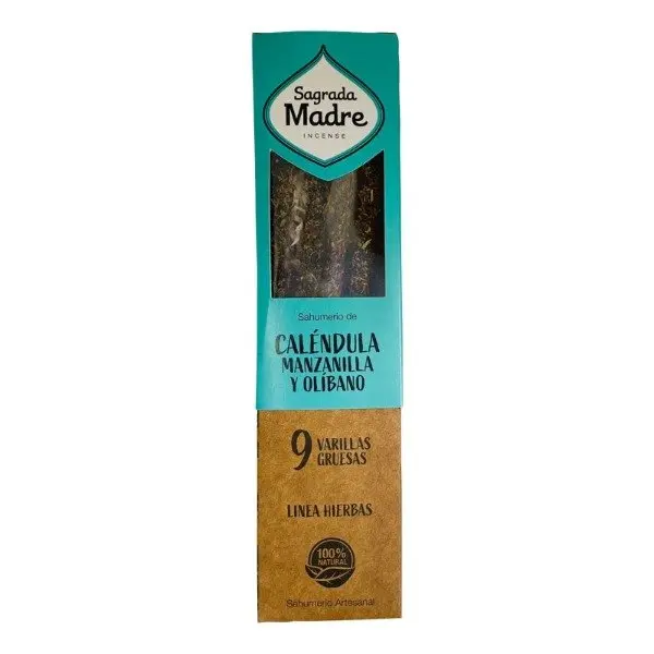 Incienso de Caléndula, Manzanilla y Olíbano - SAGRADA MADRE
