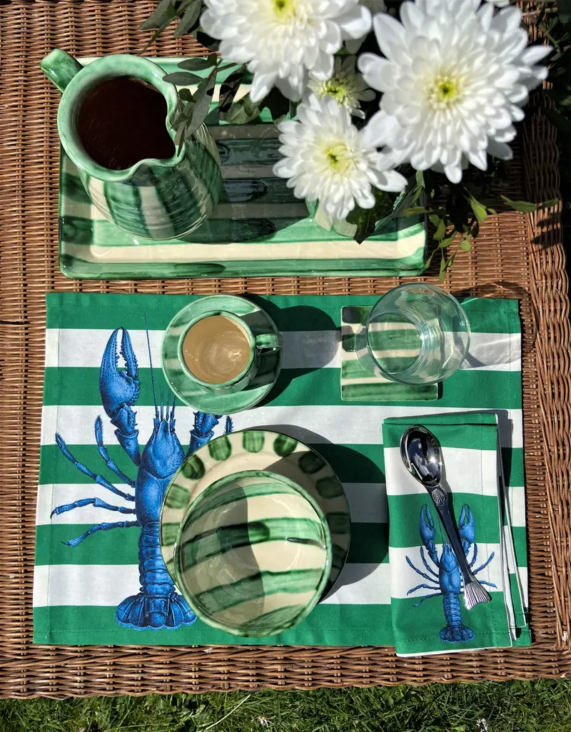 Individual rayas bogavante verde