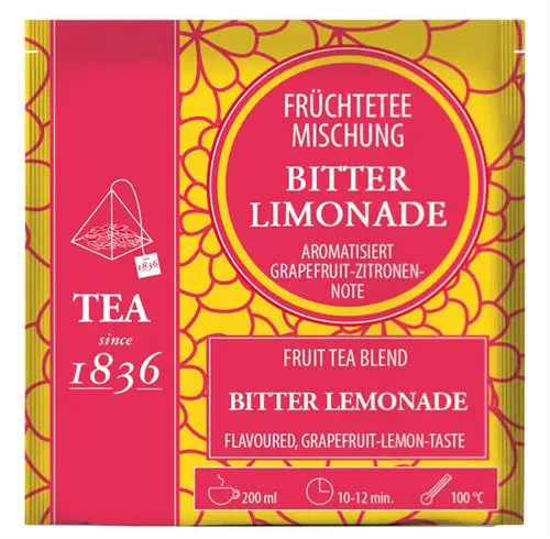 Infusión de Frutas Pomelo y Limón, Caja de 50 Píramides en Bolsas