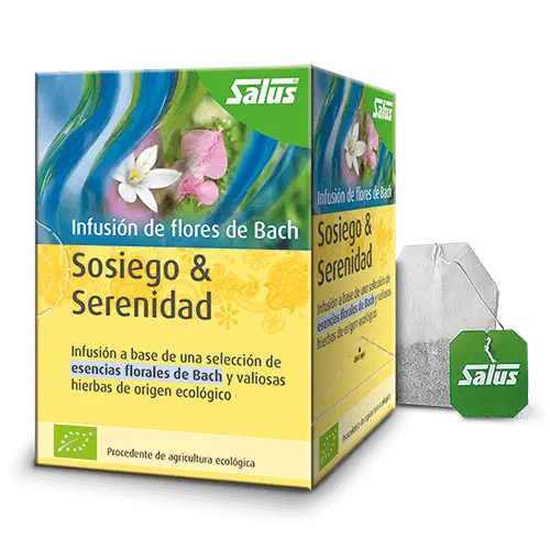 Infusión Ecológica flores bach SERENIDAD Caja 15 bolsitas