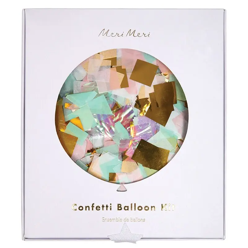 Iridescente confetti Globos