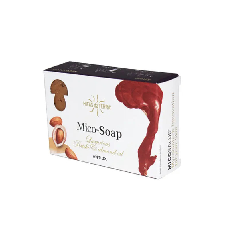 Jabon de Reishi y Aceite Almendra 150g - HIFAS DA TERRA
