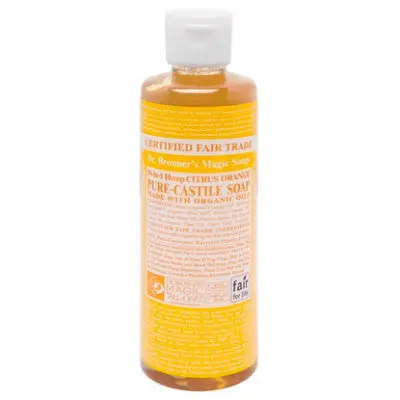 Jabon liquido citricos de naranja bio 240 Dr. Bronner's