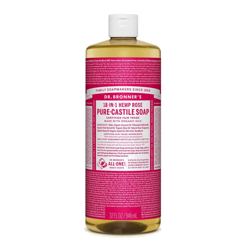 Jabon liquido Rosas 945ml Dr.Bronner's