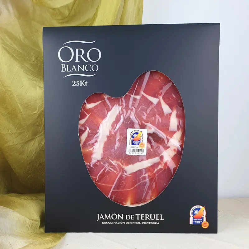 Jamon Iberico Oro Blanco, Corte a Cuchillo