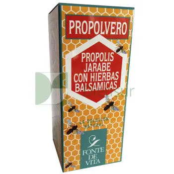 Jarabe de propolis con hierbas balsámicas Propolvero Fonte de vita