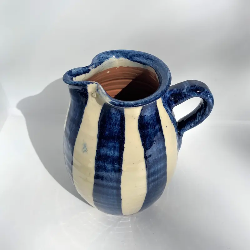 Jarra rayas azul