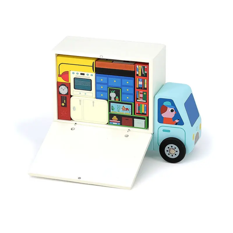 Juego de lógica Camión de mudanza