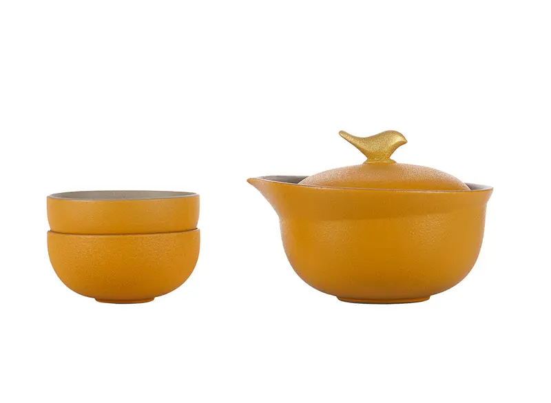 Juego de tazas de viaje Joyful Orange n.° 94492