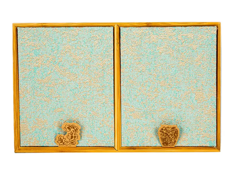 Juego de té (2 cajas de té) # 33458, porcelana