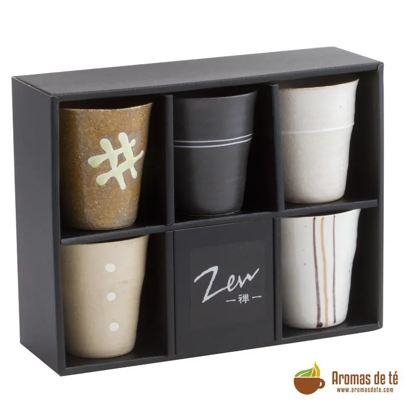 Juego de Vasos de Cerámica