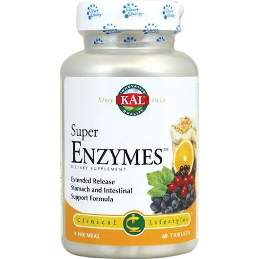Kal Super Enzymas, 60 Comprimidos