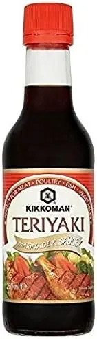 Kikkoman Salsa Teriyaki para Marinar, Mega Pack de 6 Botellas (6x250ml). El formato definitivo para hostelería y los muy fans del sabor japonés. Abastécete y ahorra en tu salsa favorita.