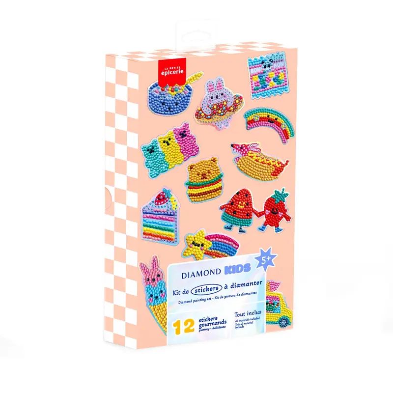 Kit creativo de pintura con diamantes - Stickers Yummy