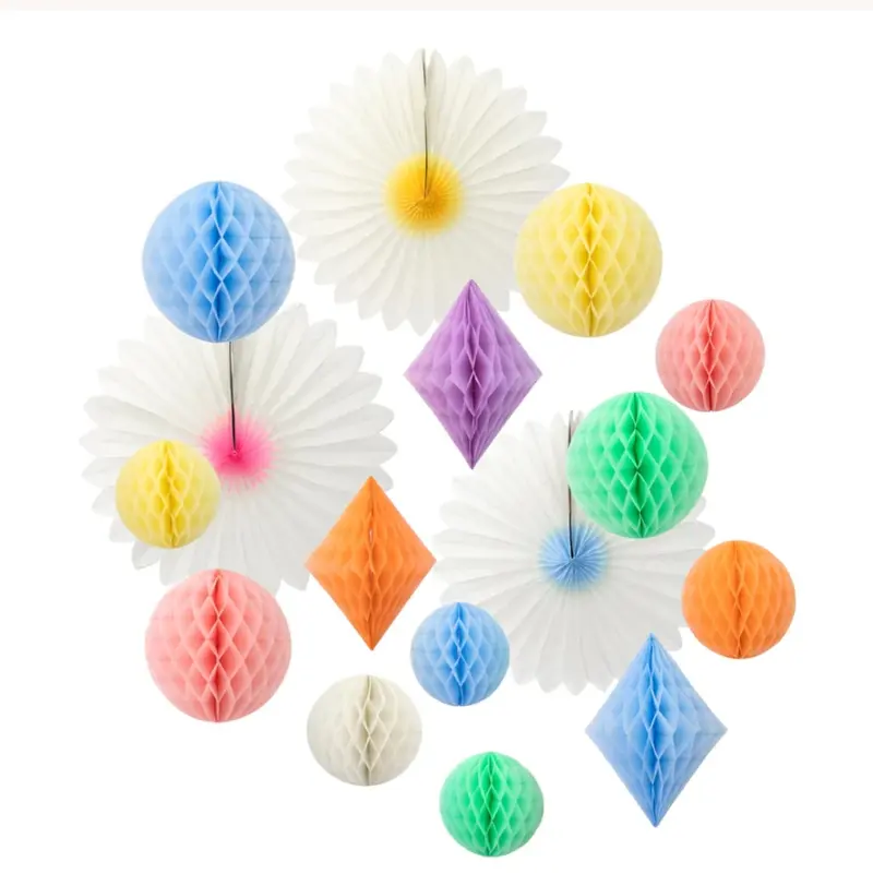 Kit de decoración de panal pastel