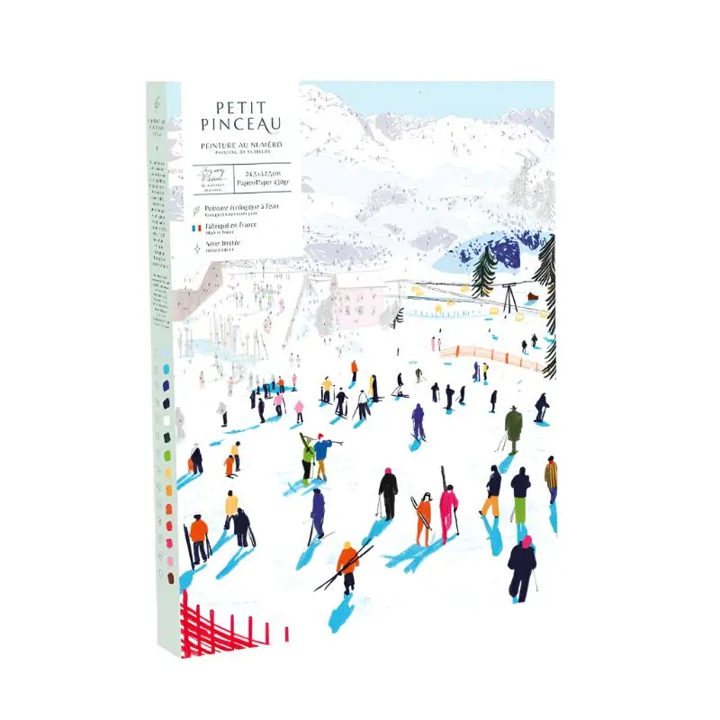 Kit pintura - Skiing Among Montains