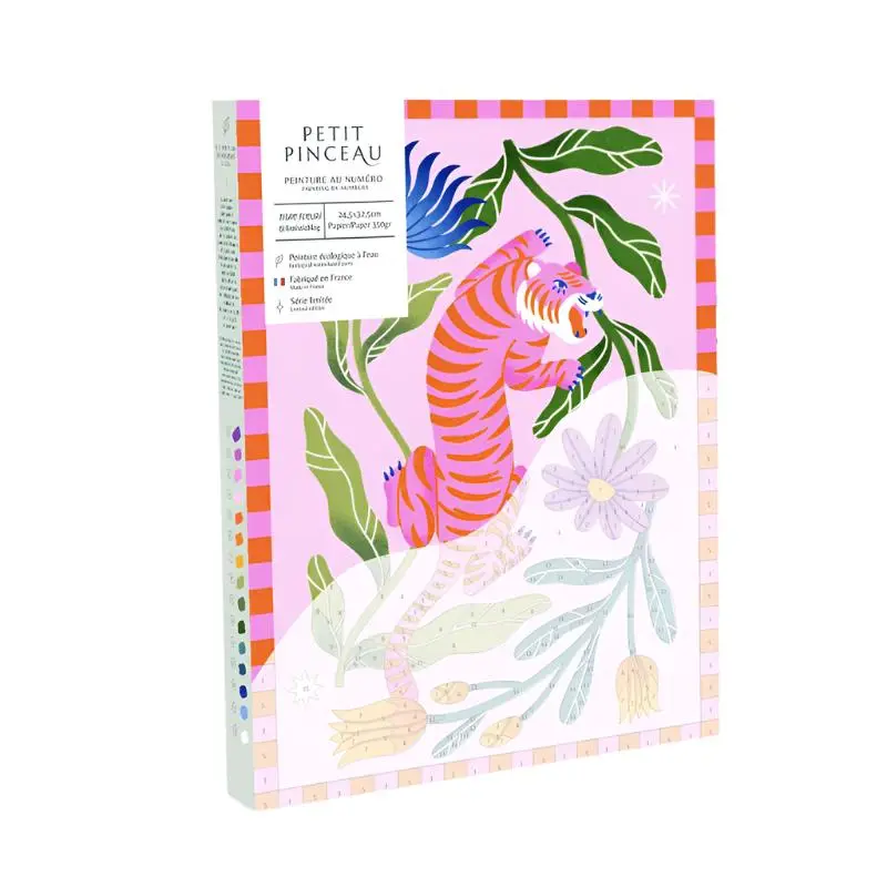 Kit pintura - Tigre Fleuri